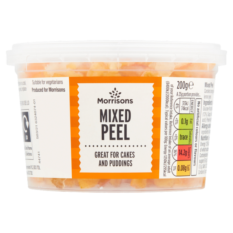 Morrisons Mixed Peel, 200g