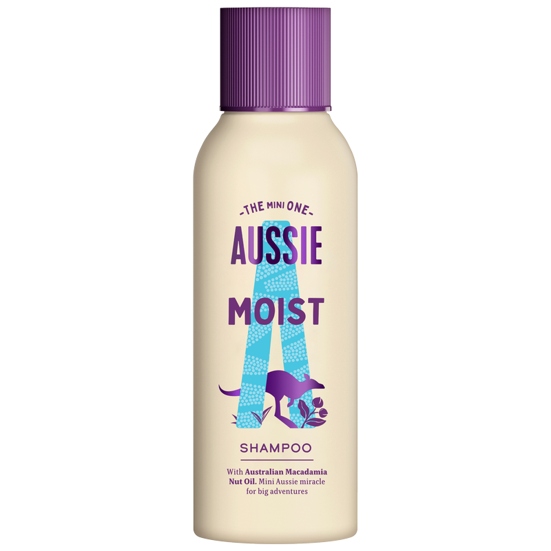Aussie Mini Shampoo Miracle Moist - Travel Size, 90ml