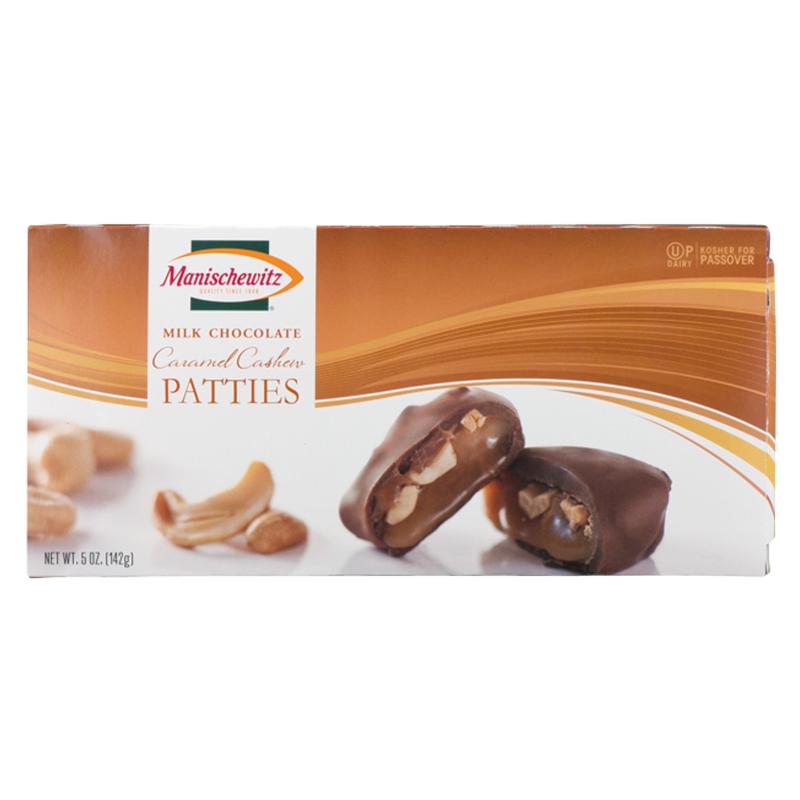 Manischewitz Passover Chocolate Covered Cashew Patties 5oz