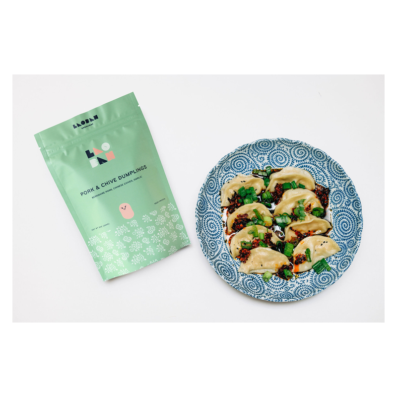 Laoban Dumplings Pork & Chive Frozen Dumplings 8oz Frozen fast