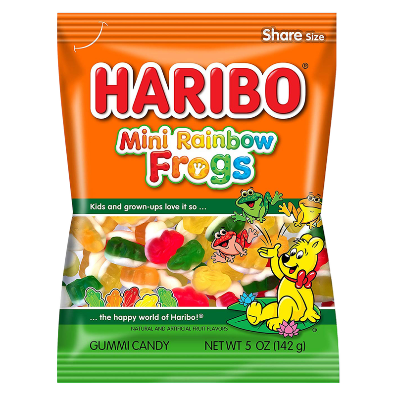 Haribo Mini Rainbow Frogs 5oz