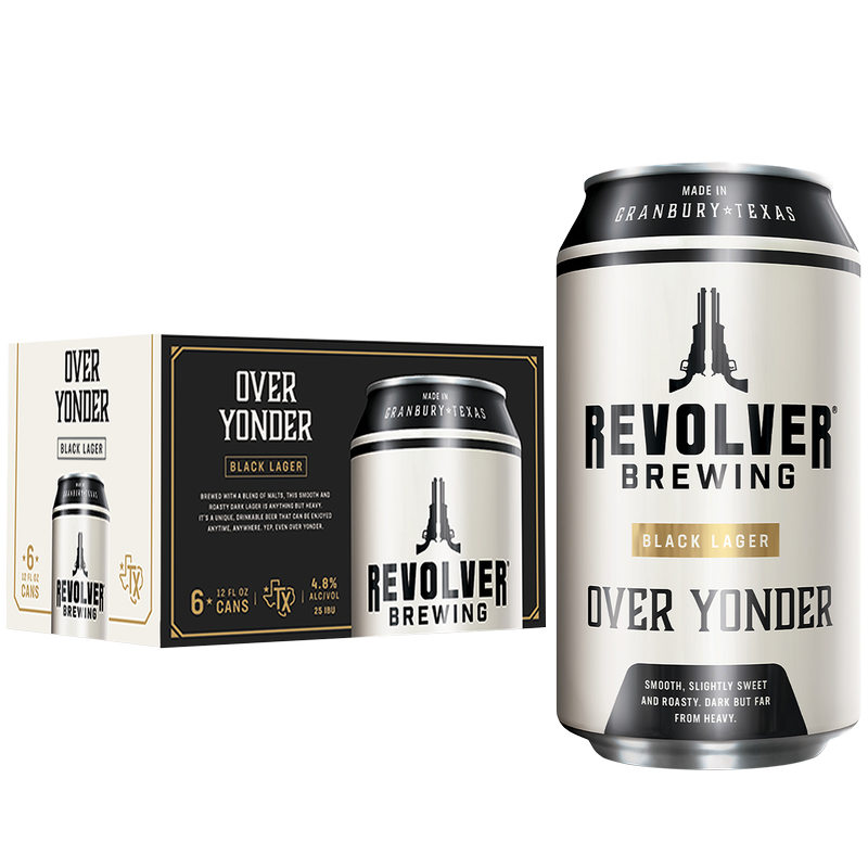 Revolver Over Yonder Black Lager 6Ppk 12oz Can 4.8% ABV