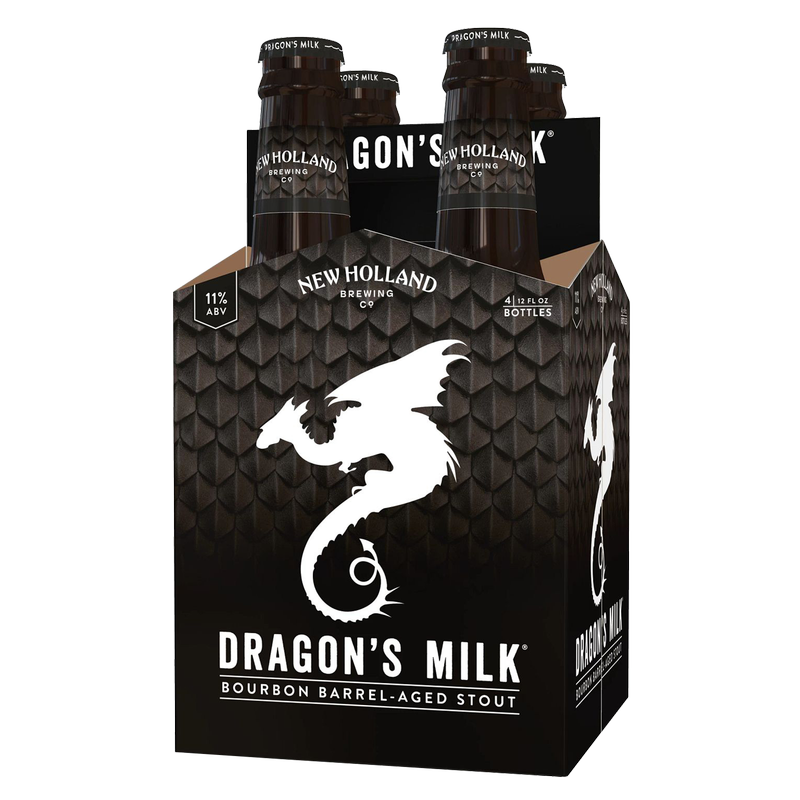New Holland Dragon's Milk Bourbon Barrel Aged Stout 4pk 12oz Btl 11.0% ABV
