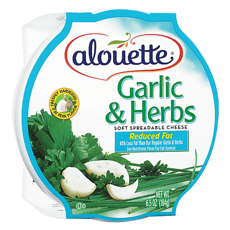 Alouette Reduced Fat Garlic & Herb Spread 6.5oz