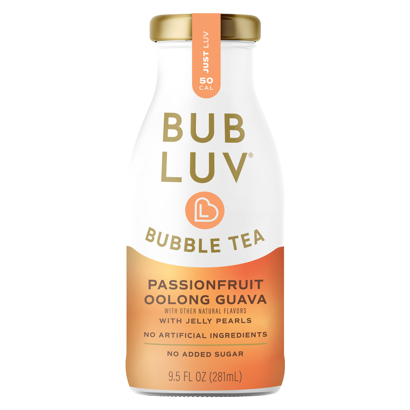 BUBLUV Bubble Tea Passionfruit Oolong Guava with Jelly Pearls