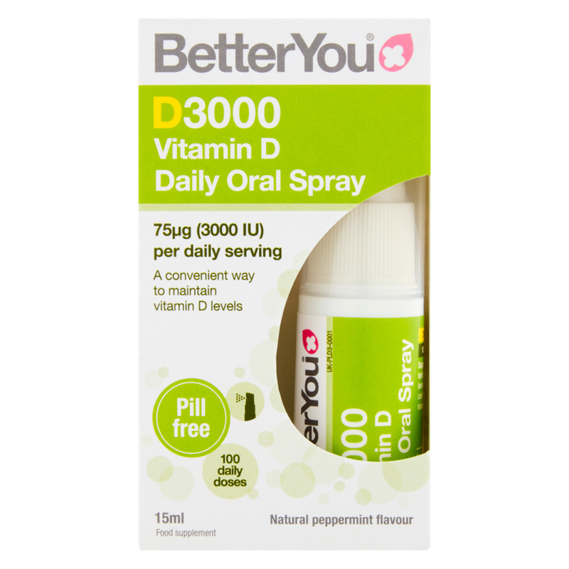 Betteryou Dlux 3000iu Vitamin D Oral Spray, 15ml