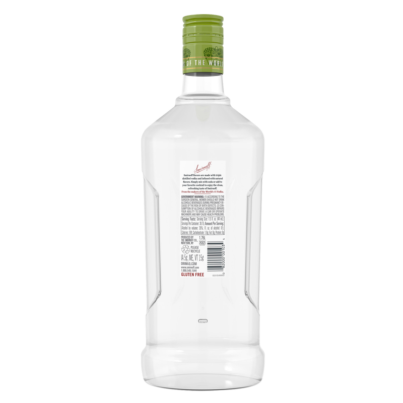 Smirnoff Green Apple Vodka 1.75L (70 Proof)