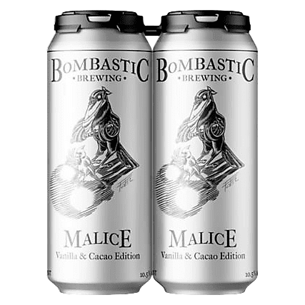 Bombastic Brewing Malice Stout Vanilla & Cacao Edition 4pk 16oz Can
