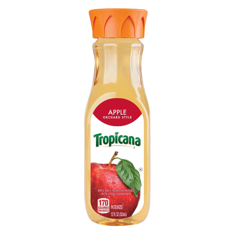Tropicana Apple Juice 12oz Btl