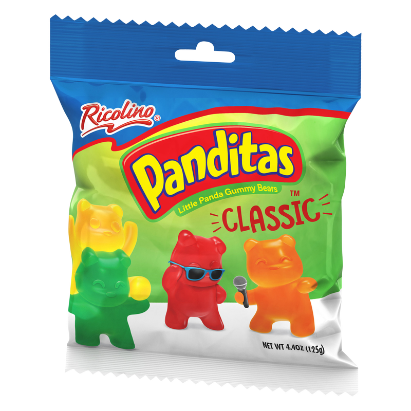 Ricolino Panditas Classic Gummy Bears 4.4oz