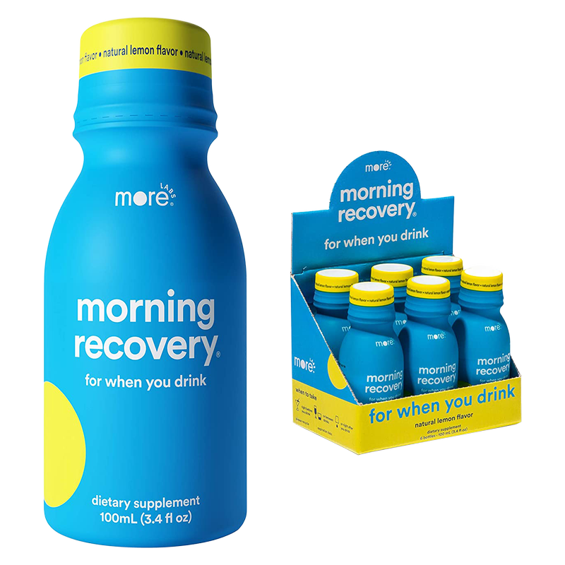 Morning Recovery Lemon Hangover Drink 3.4oz 6pk