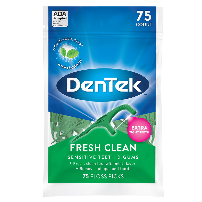 DenTek Fresh Clean Floss Picks 75ct