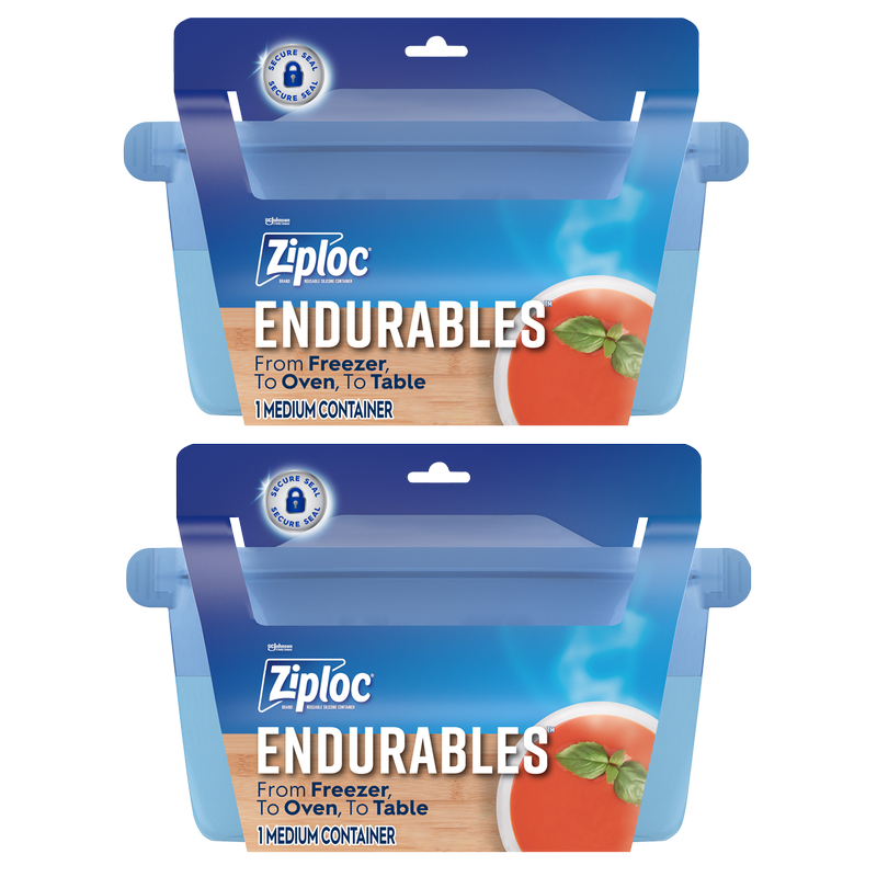 Ziploc Endurables Pouch, Medium, 16 Ounce