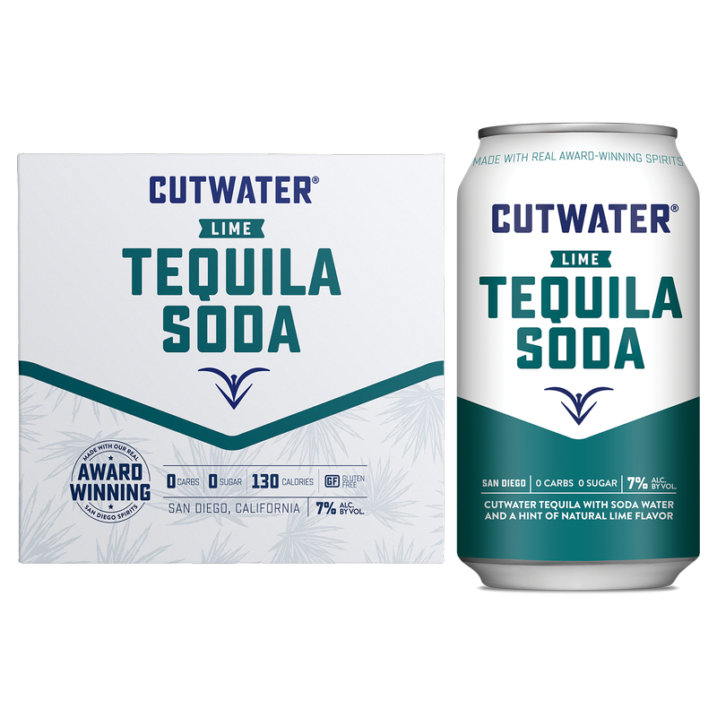 Cutwater Tequila Soda 4pk 12oz can 7% ABV