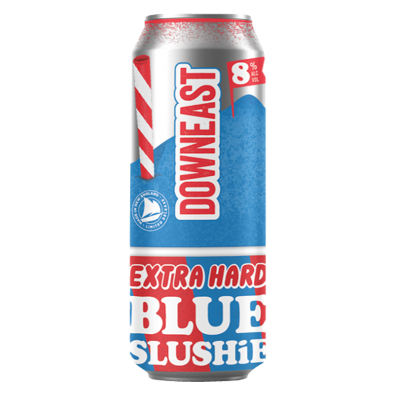 Downeast Extra Hard Blue Slushie 19.2oz Can Single 19.2oz Can 8% ABV