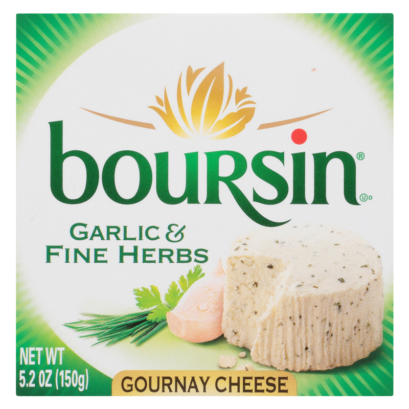 Boursin Garlic & Fine Herbs Gournay Cheese - 5.2oz