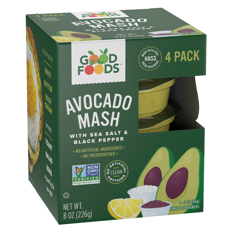 Good Foods Avocado Mash Single Serve - 4ct/8oz : Quick Meals fast ...