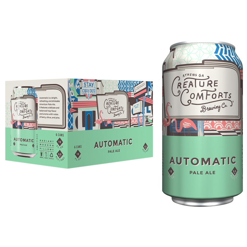 Creature Comforts Brewing Company Automatic Pale Ale 6pk 12oz Can 5.5% ABV