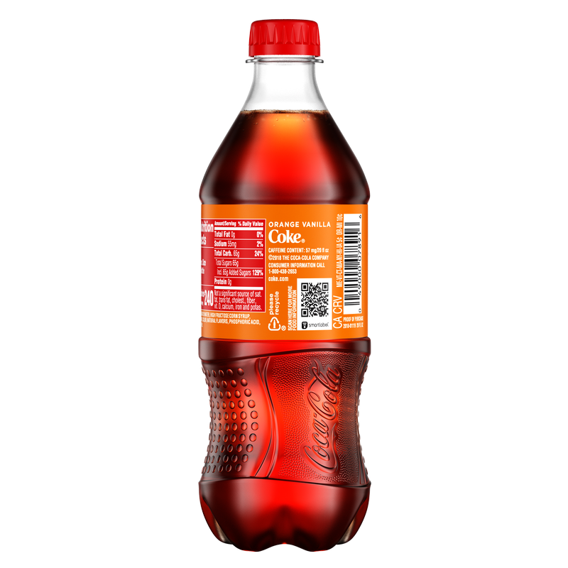 Coca-Cola Orange Vanilla 20oz Btl : Drinks fast delivery by App or Online