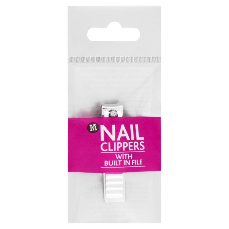 Morrisons Nail Clipper With Built-In File, 1pcs