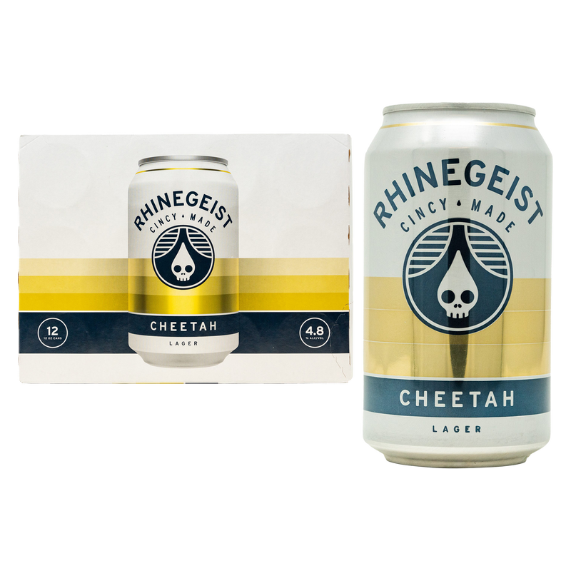 Rhinegeist Cheetah Lager 12pk 12oz Can 4.8% ABV