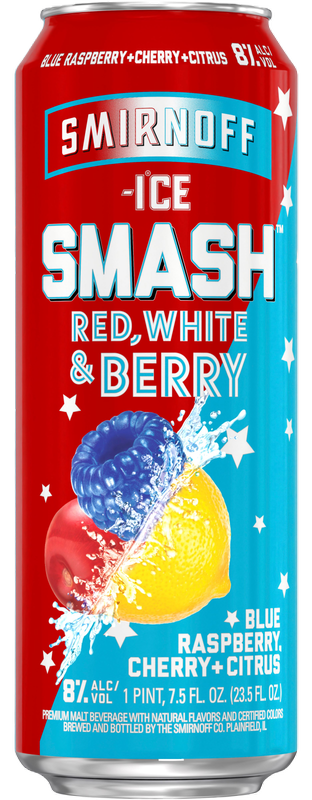 Smirnoff Ice Smash Red, White & Berry (23.5 Oz Can)