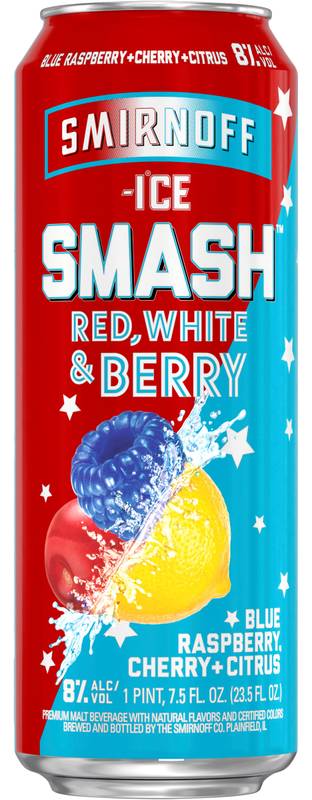 Smirnoff Ice Smash Red, White & Berry (23.5 Oz Can)