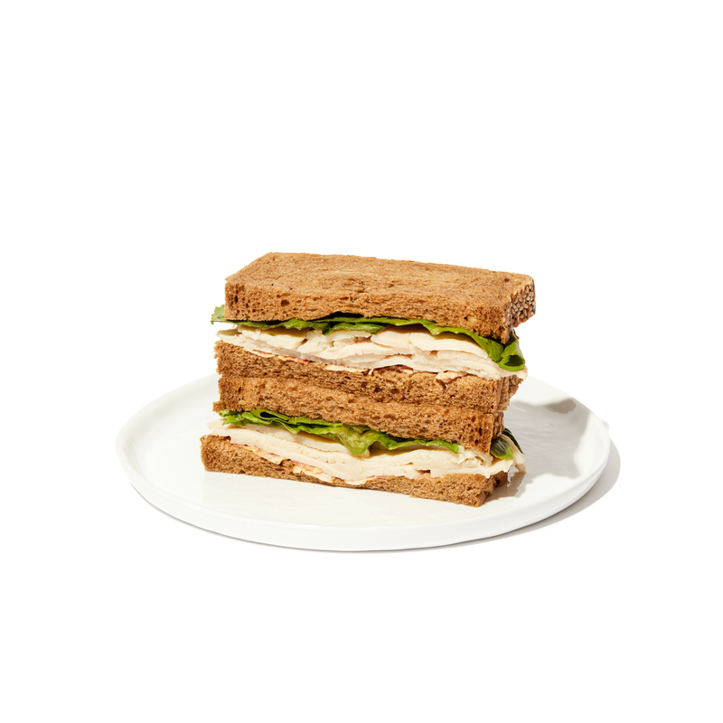 Turkey Bacon Club Sandwich Quick Meals fast delivery by App or Online