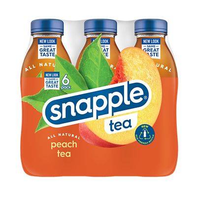 Snapple Peach Tea 16oz 6pk Bottles