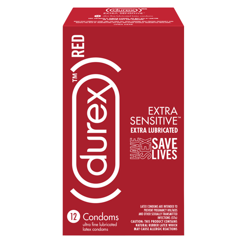 Durex (RED) Extra Sensitive Condom 12ct