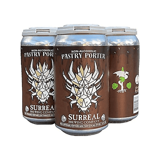 Surreal Brewing Pastry Porter Non-Alcoholic 4pk 12oz Can