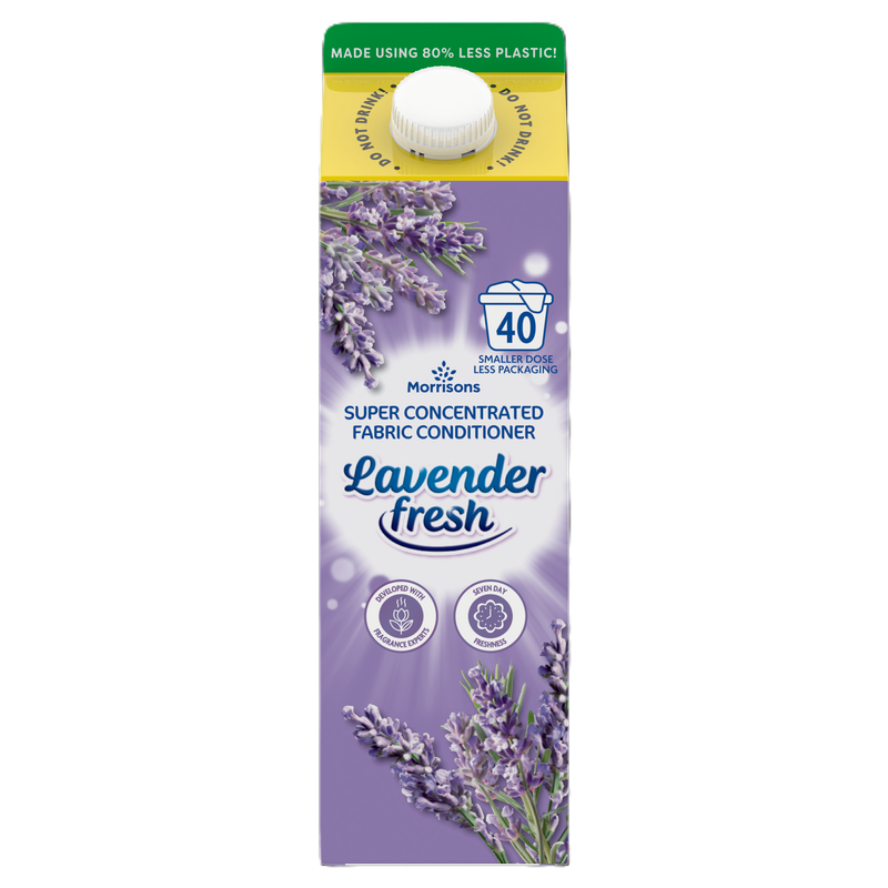 Morrisons Fresh Lavender Fabric Conditioner 40 Washes, 1L
