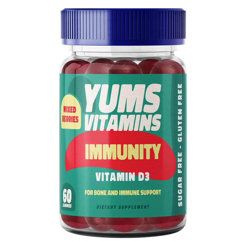 Yums Vitamins Sugar Free Immunity Gummies 60ct