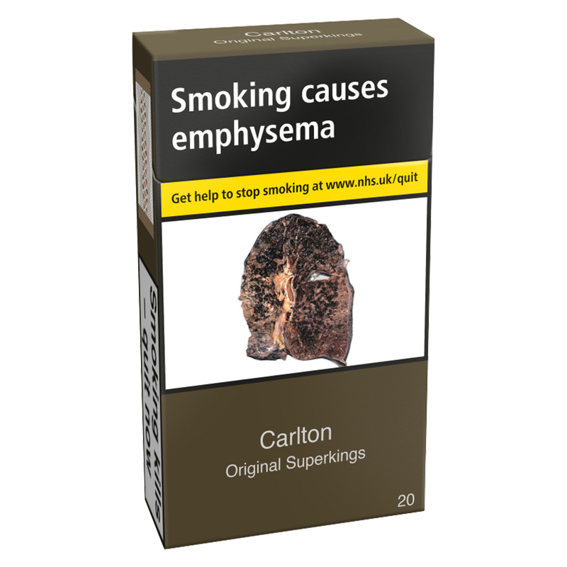 Carlton Superkings Cigarettes, 20pcs