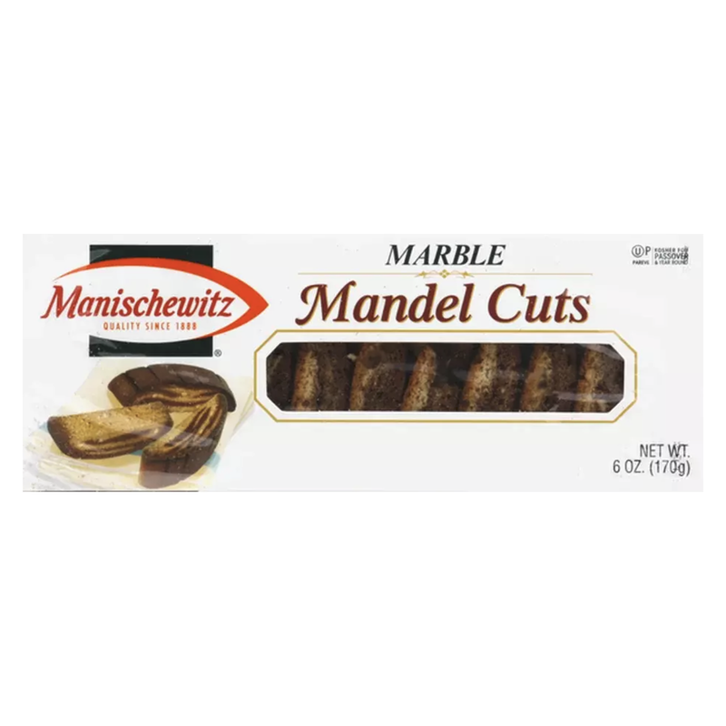 Manischewitz Passover Marble Cut Mandel Bread Cookie 6oz