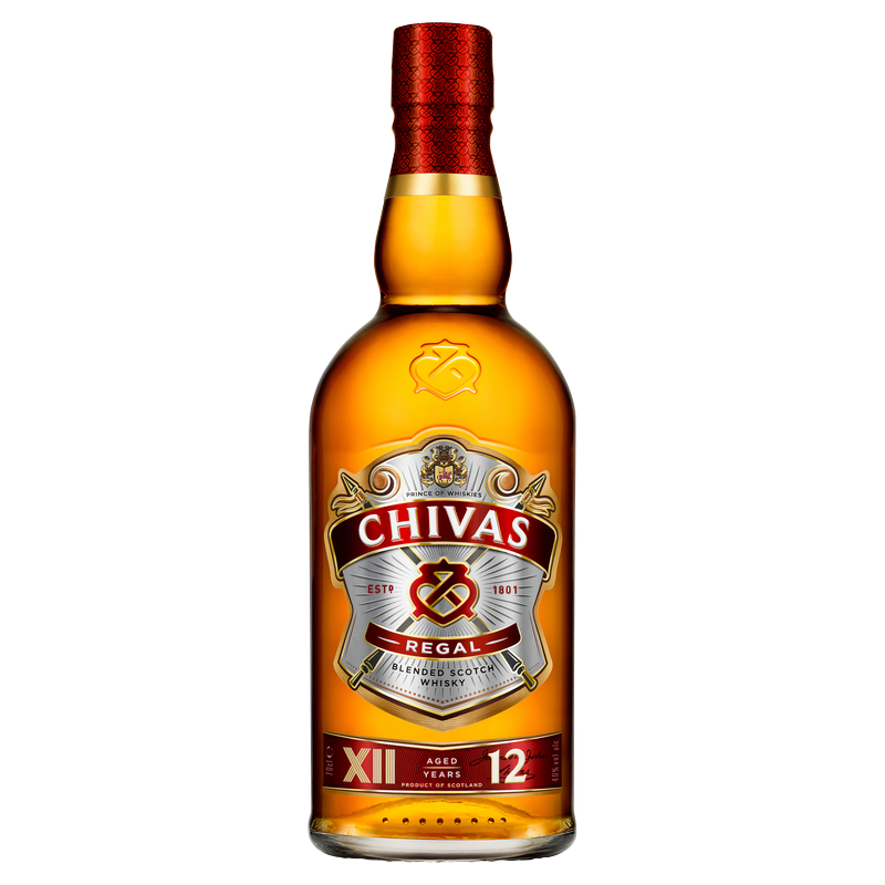 Chivas Regal 12 YO Blended Scotch Whisky, 70cl