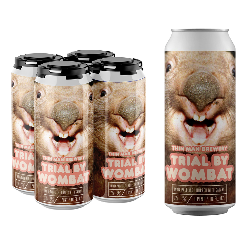 Thin Man Brewery Trial By Wombat NEIPA 4pk 16oz Can 7.0% ABV