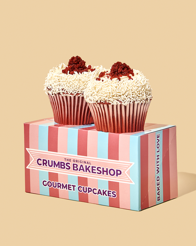 CRUMBS Signature Red Velvet Cupcakes - 2ct 