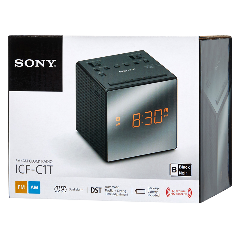 Sony Dual Alarm Clock with FM/AM Radio