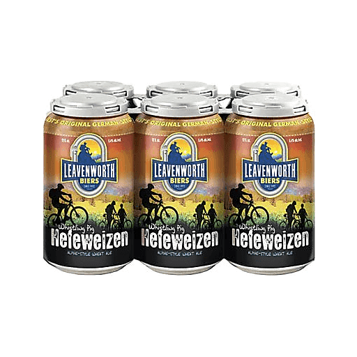 Leavenworth Biers Whistling Pig Hefeweizen 6pk 12oz Can