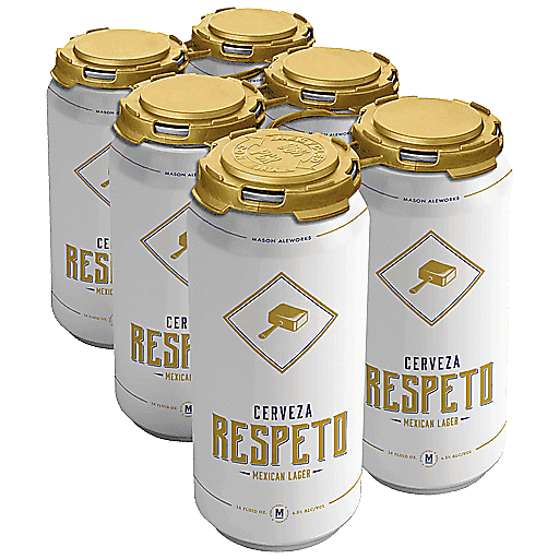 Mason Ale Works Respeto Mexican Lager 6pk 16oz Can