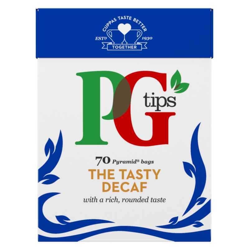 PG Tips Decaf Tea Bags, 70pcs