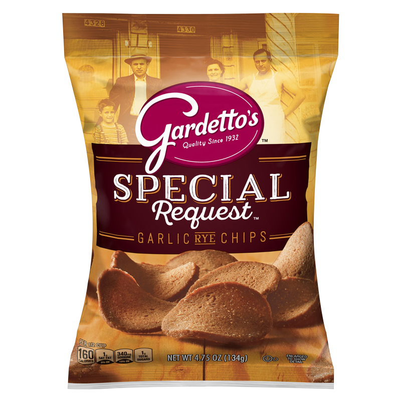 Gardetto's Garlic Rye Chips 4.75oz