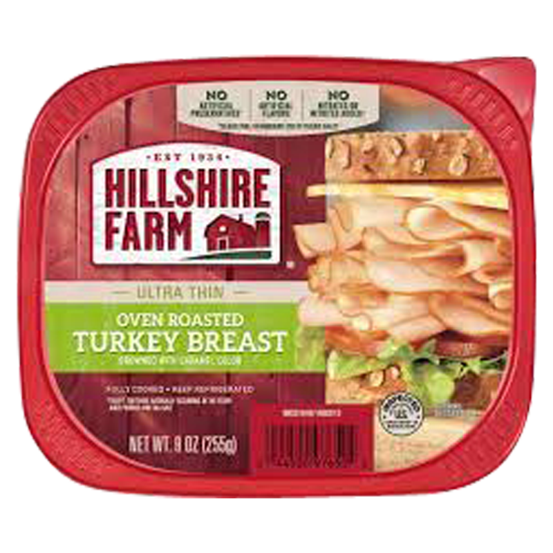 Hillshire Farm Ultra Thin Sliced Oven Roasted Turkey Breast, 9oz