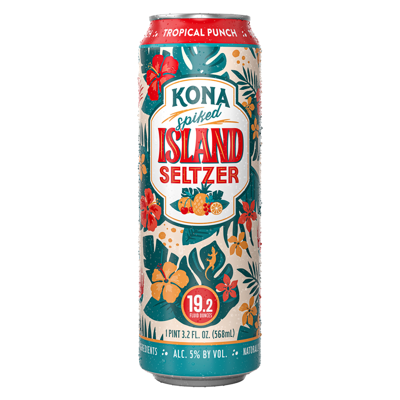 Kona Spiked Island Seltzer Single 19.2oz Can 5.0% ABV