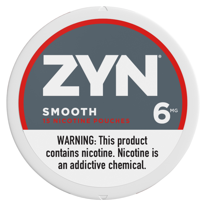 ZYN Nicotine Pouches Smooth 6mg Tin