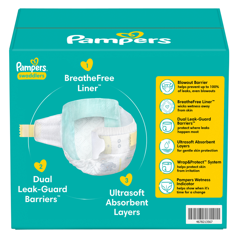 Pampers Swaddlers Size 7 Super Pack 44 ct : Baby fast delivery by App