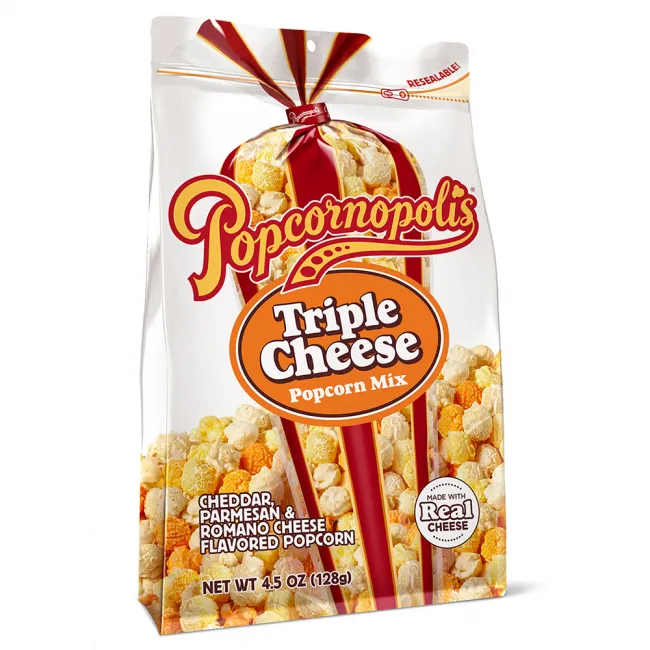 Popcornopolis Triple Cheese Popcorn Mix 4.5oz