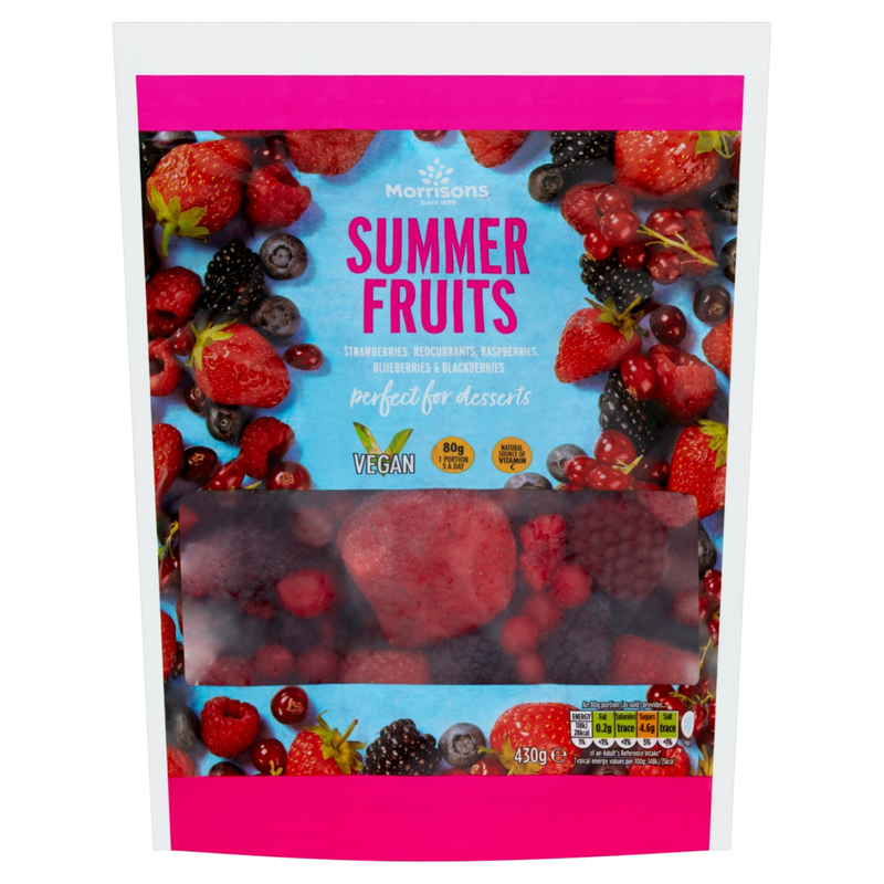 Morrisons Frozen Summer Fruits, 430g