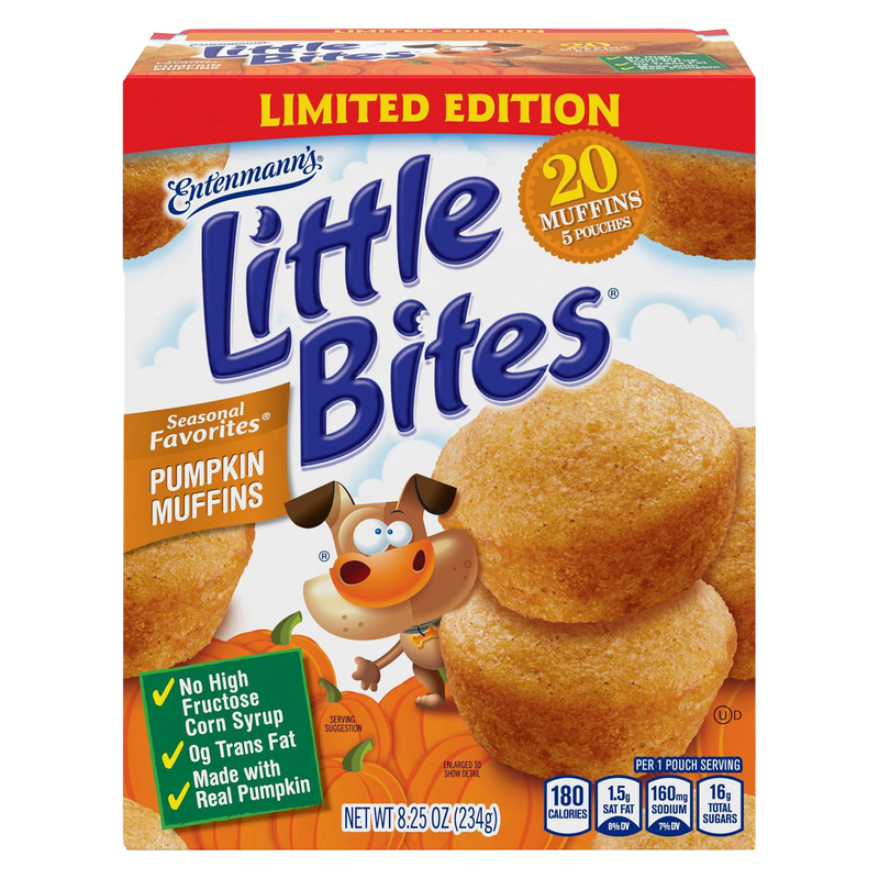 Entenmann's Little Bites Pumpkin Muffins 20ct